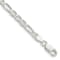 Sterling Silver 3.75mm Figaro Anchor Chain Bracelet
