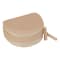 Mele and Co Duo Mini Vegan Leather Travel Jewelry Case Buff