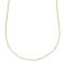 14k Gold 1.5 mm Hollow Rope Chain Necklace - 18"