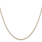 14k Yellow Gold 1.1mm Round Snake Chain 16 Inches
