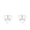 5-6mm White Cultured Freshwater Pearl and Cubic Zirconia Rhodium Over
Sterling Silver Earrings