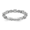 Sterling Silver Stackable Expressions Polished Diamond Ring 0.198ctw