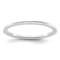 Rhodium Over 10K White Gold 1.2mm Criss-Cross Pattern Stackable
Expressions Band
