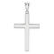Rhodium Over 14k White Gold Latin Cross Pendant