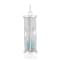 Aquamarine Rhodium Over Sterling Silver Hourglass Sand Timer Pendant