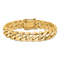 14k Yellow Gold and 14k White Gold 14mm Hand-polished Traditional Curb
Link Bracelet