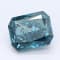 1.07ct Dark Blue Radiant Cut Lab-Grown Diamond SI1 Clarity IGI Certified