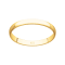 2mm Lightweight Ladies Wedding Band in 10K Yellow Gold