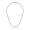 CZ Tennis Necklace In 14K Gold Over Sterling Silver