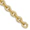 14K Yellow Gold 21mm Open Link Cable 9-inch Bracelet
