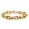 14K Yellow Gold 11.8mm Rope 8.5 inch Bracelet