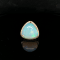 Ethiopian Opal Trillion Cabochon and Round Diamond 14K Yellow Gold Ring, 12.81ctw