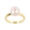 Blush Pearl Ring In 14K Gold Over Sterling Silver