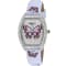 Christian Van Sant Women's Papillon Multi-color Butterfly Design Leather
Strap Watch