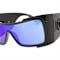 Versace Black Frame / Blue Green Mirrored Lenses Sunglasses