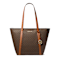 Michael Kors Pratt Large Top Zip Shoulder Tote in Multi Brown