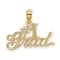 14K Yellow Gold #1 GRAD Charm