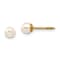 14K Yellow Gold Freshwater Cultured Pearl Earrings