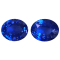 Sapphire 10.07x8.20mm Oval Matched Pair 7.84ctw