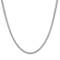 Men's 3.5mm Franco Box Chain Necklace In Stainless Steel 24 Inch