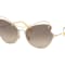 Miu Miu Pale Gold Frame / Light Brown and Gray Gradient Lenses