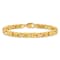 14K Yellow Gold 6.5mm Byzantine Chain Bracelet