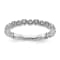 Sterling Silver Stackable Expressions Diamond Heart Ring 0.252ctw