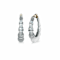 14K Yellow Gold Over Sterling Silver Acrylic and Hand Painted Enamel
Bamboo Illusion Hoops in Pixi