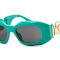 Versace Green Frames / Dark Gray Lenses Sunglasses