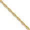 14k Yellow Gold 2.35mm Solid Mariners Link 16 Inch Chain
