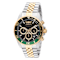 Invicta Pro Diver 43mm Black and Green Bezel Two-tone Stainless Steel
Bracelet Quartz Watch