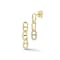 Rachel Zoe CZ Triple Mariner Link Dangle Earrings in 14K Gold Over
Sterling Silver