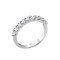 White Cubic Zirconia Platinum Over Sterling Silver Ring 0.90ctw