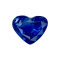 Sapphire Loose Gemstone 8.9x7.3mm Heart Shape 2.63ct
