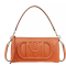 MCM Small Mode Travia Shoulder Bag in Spanish Calf Leather Bombay Brown Handbag