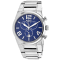 Roberto Bianci Men's Rizzo Blue Dial Stainless Steel Watch