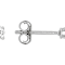 Timeless Lab-Grown Diamond Solitaire Stud Earrings In 10K White Gold