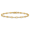 14K Yellow Gold Polished Fancy Link Bracelet