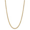 14k Yellow Gold 5.5mm Diamond-Cut Rope 24 Inch Chain