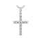 Moissanite Cross Pendant In Platinum-Enhanced Sterling Silver 1.17ctw
Diamond Equivalent Weight