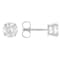 Lab-Grown Diamond Stud Earrings In 14K White Gold 1.50ctw