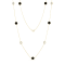 Black Spinel 14k Yellow Gold 34" Necklace 31.93ctw