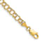 14k Yellow Gold 5mm Double Link Charm Bracelet