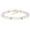 Cultured Freshwater Pearl Bracelet In 18K Gold Over Sterling Silver 6.5-7mm