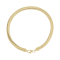 18K Yellow Gold Plated Polished Herringbone Anklet