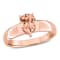 Morganite 14K Rose Gold Ring 1.00ctw