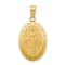 14K Yellow Gold Miraculous Medal Pendant