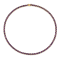 Purple African Amethyst 18k Yellow Gold Over Sterling Silver Tennis
Necklace 15.25ctw