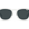 QUAY "JACKPOT" Clear Square Frame / Smoke Lenses Sunglasses