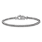 Rhodium Over Sterling Silver Polished 3.0mm Franco 8 Inch Chain Bracelet